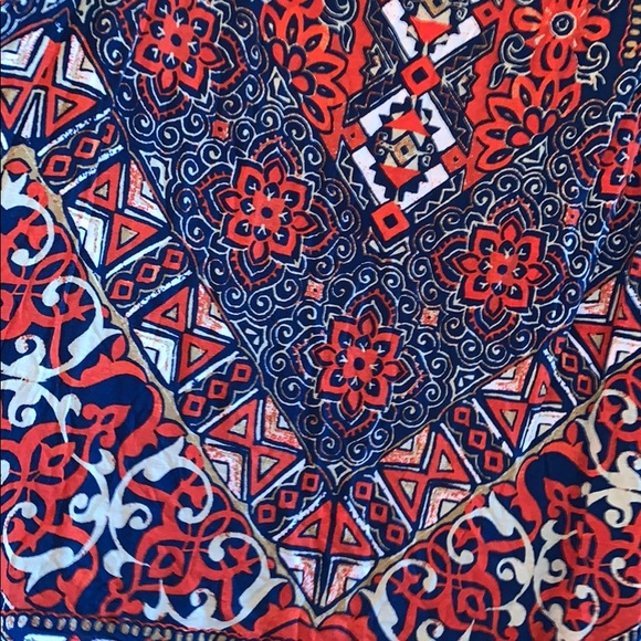 NEW! Sleeveless Patterned Dress w/ Mock Neck - Picture 5 of 6